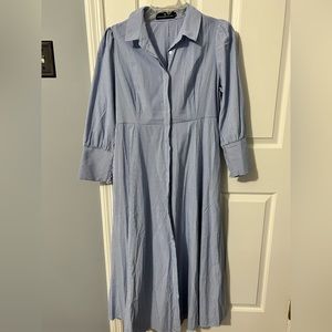 NWOT Pomander Place Striped MIDI, Size M